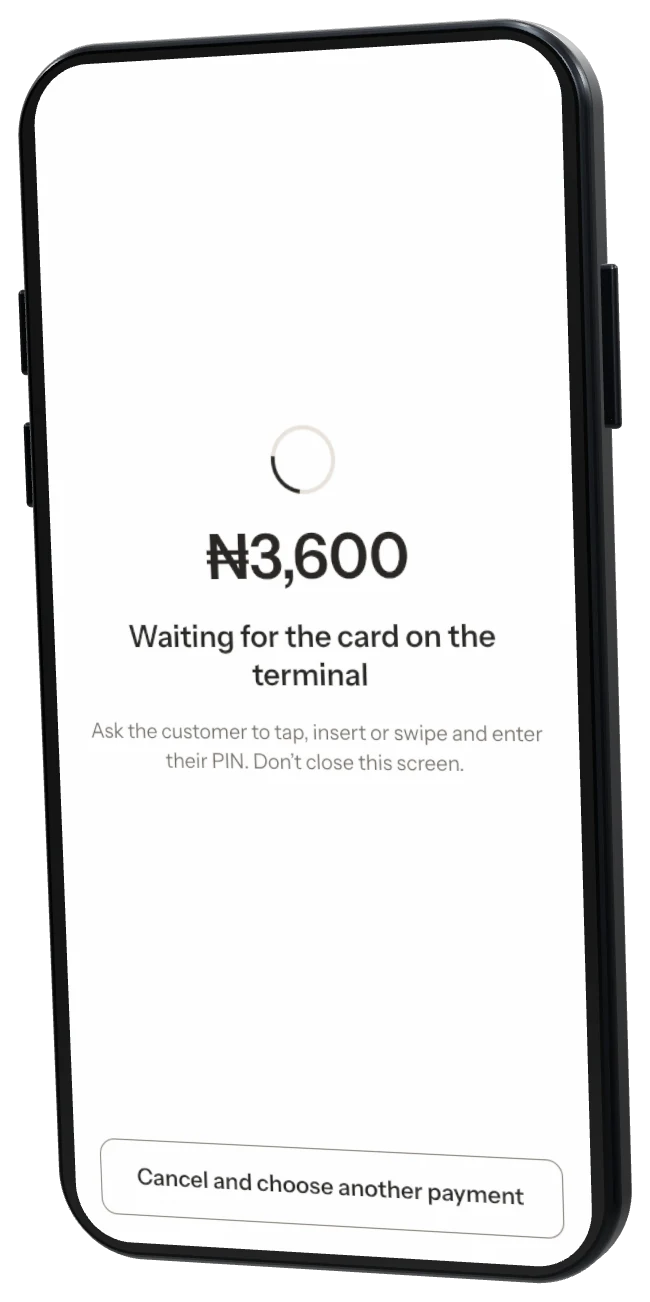 POS terminal link